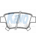 KAVO PARTS - BP9083 - ТОРМОЗНЫЕ КОЛОДКИ ЗАДНИЕ ДИСКОВЫЕ TOYOTA AVENSIS(_T25_) 1,6VVTI-2,4I  03/03-   1